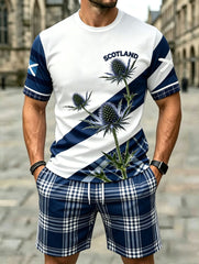 Men's UK Football Lover Scotland Printed Suits