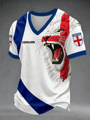 Men's British Casual Printed Unisex T-shirt