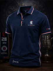 Men's Scotland Football Blue Lover Printed Casual Tops