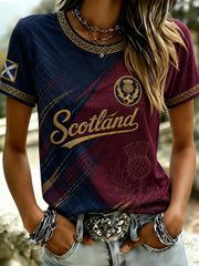 Women's Scottish Football Short-Sleeved T-Shirt