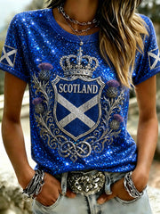 Women's Scotland Football Short-Sleeved T-Shirt