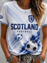 Women's Scotland Football Short-Sleeved T-Shirt