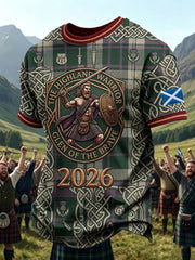 Men's Scottish Highland Games Short Sleeve T-shirt