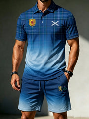 Men's UK Football Lover Scotland Printed suits