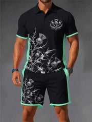 Men's UK Football Lover Scotland Printed suits