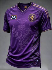 Men's SCOTLAND Printed V-neck T-shirt
