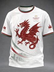 Men's Welsh Dragon Printed T-shirt