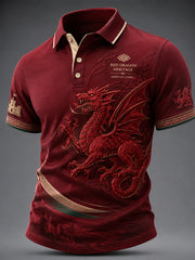 Men's Welsh Dragon Printed Shirt