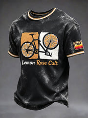 Men's The Stone Roses Band Cycling 3D Print Casual T-shirt