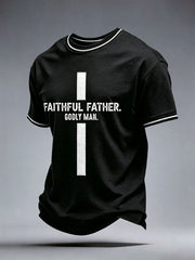 Men's Faithful Father Godly Man T-Shirt