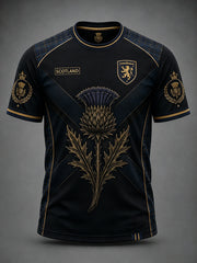 Men's Scotland Art Printed Short Sleeve T-shirt