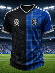 Men's Scotland Football V-neck T-shirt
