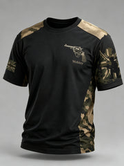 Men's British Veteran Weapon Series Art Print T-Shirt