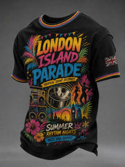 Men's Caribbean London Festival Notting Hill Carnival Printed T-shirt