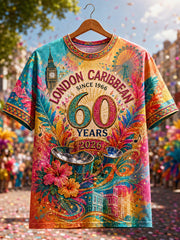 Men's 60th Anniversary Carnival Graphic Short Sleeve T-shirt