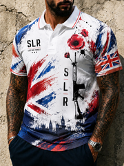 Men's SLR Lest We Forget Printed polo shirt