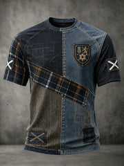 Men's Scotland Football Art Print Polo Shirt