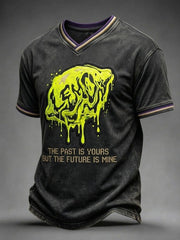 Men's Vintage UK Stone Rose Lemon T-Shirt