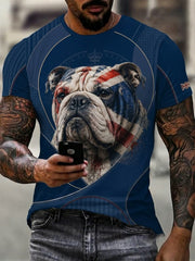Men's British Bulldog Printed T-shirt