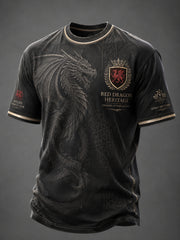 Men's Welsh Dragon Printed T-shirt