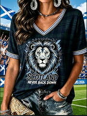 Women's Scotland Printed short-sleeved T-shirt