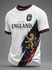 Men's Gift For Football Fans Print Casual Tee