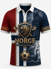 Men's Norway Day Commemorative Art Print Polo