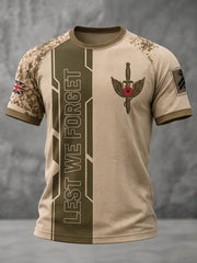 Men's British Veteran Print short sleeves t-shirt