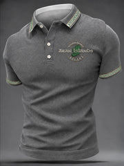 Men's Aran Islands Print Casual Top