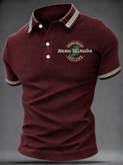 Men's Aran Islands Print Casual Top