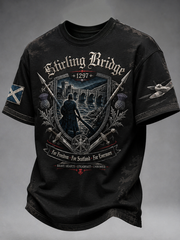Men's Scottish veterans of the Battle of Stirling Bridge short sleeves t-shirt