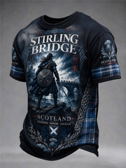 Men's Scottish veterans of the Battle of Stirling Bridge short sleeves t-shirt