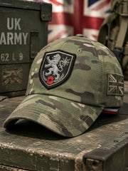 Vintage British Veteran Print Cap