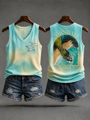 Women's Cornwall Print Vest Top