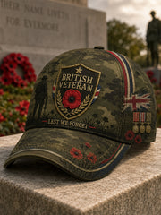 Camo Veteran Memorial Graphic Hat