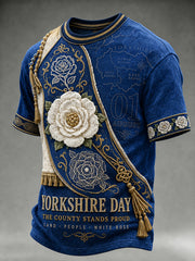 Men's Yorkshire Day England Short Sleeves T-Shirt