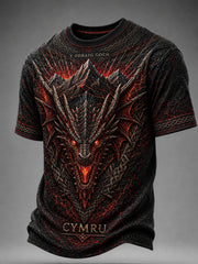 Men's Welsh Rugby Lover Short Sleeve Shirt