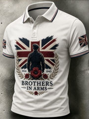 Men's BROTHERS IN ARMS Printed polo shirt