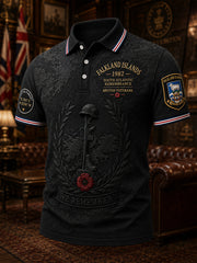 Men's British Veterans Of The Falklands War Short Sleeve Shirt