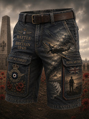 Men's Battle of Britain Commemoration Day Veteran Cargo Shorts