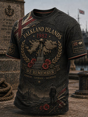 Men's Falklands War Veteran Short Sleeves T-Shirt