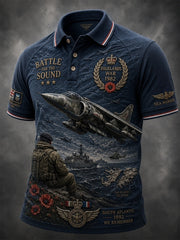 Men's Falklands War Veteran Printed polo shirt