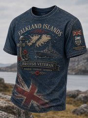 Men's Falklands War Veteran Short Sleeve Shirt