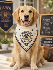 International Dog Day Triangle Scarf