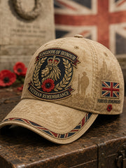 Unisex British Veterans' Memorial Hat
