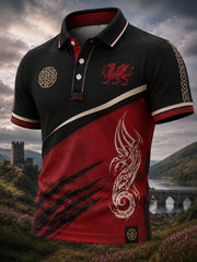 Men's Welsh Dragon Printed Shirt