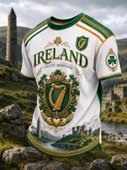 Men's Irish Patriotic Short Sleeve Shirt