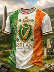 Men's Irish Patriotic Commemoration Short Sleeve Shirt
