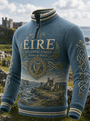 Men's Irish Patriotic Commemoration  Waffle Long Sleeve T-Shirt