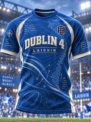 Men's Irish Rugby Leinster Rugby Fans Lover Short Sleeve T-Shirt